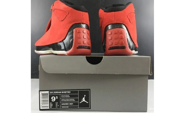 JORDAN RED AA2494-601 AIR SUEDE” AA2494-601 18“ 1022